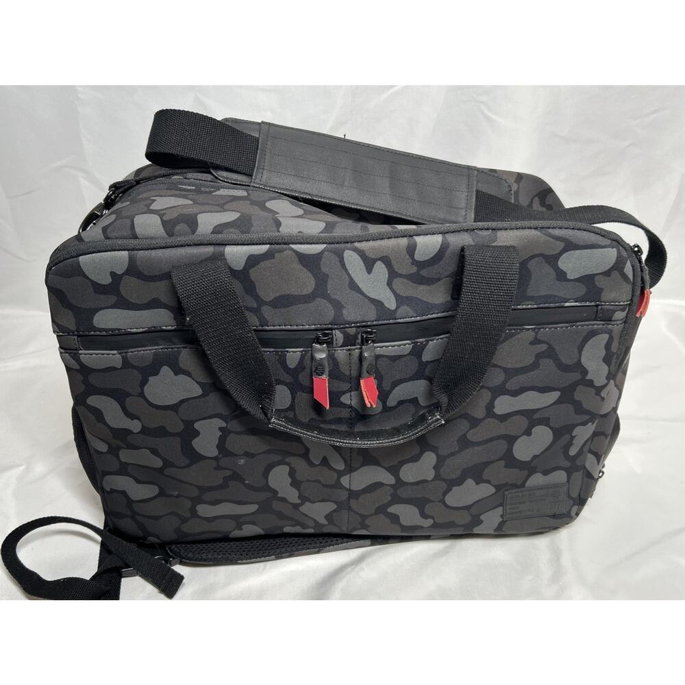 Hex Tactical Gear Bag, Lot# SHA 2019 Ice Black Camo with Hidden Backpack Straps